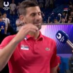 Novak Djokovic Instagram - The perfect way to see out 2023 ✌️🇷🇸 Novak Djokovic and Olga Danilovic defeat Zheng/Zhang to claim the tie for Team Serbia. #UnitedCup Perth, Western Australia