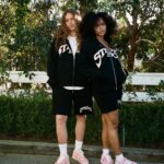 Olan Prenatt Instagram - Arch Logo sweatsuits dropping this Friday 2/16 12pm PST ✨ www.stealboyz.com Limited quantity, All items are in hand ready to ship. Shot on film 🎞️ $80 Hoodie $40 shorts $110 for the set
