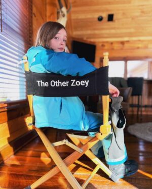 Olive Elise Abercrombie Instagram - Nicest cast/crew award 🏆 @theotherzoeymovie Thank you so much for having me, I had the best time on this movie and learned a ton.  Thank you Andie/Patrick for being the best screen parents and THANK YOU big bro Drew for always goofing around with me and introducing me to Kubo and the Two Strings, it has been one of my favorites ever since. 
#theotherzoey