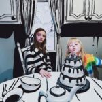 Olive Elise Abercrombie Instagram - Blending in at @meowwolfsantafe {swipe to the end for a flashback of Olive playing the creepy closet piano back in 2021 🥲} Meow Wolf Santa Fe