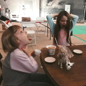 Olive Elise Abercrombie Instagram - Happy 12th 🎂 @violetmcgraw, hope you have the best day! {look what we found on the ‘ole camera roll🤣} 👻