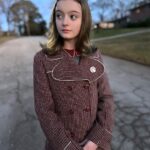 Olive Elise Abercrombie Instagram - Evening stroll in mom’s old coat Atlanta, Georgia