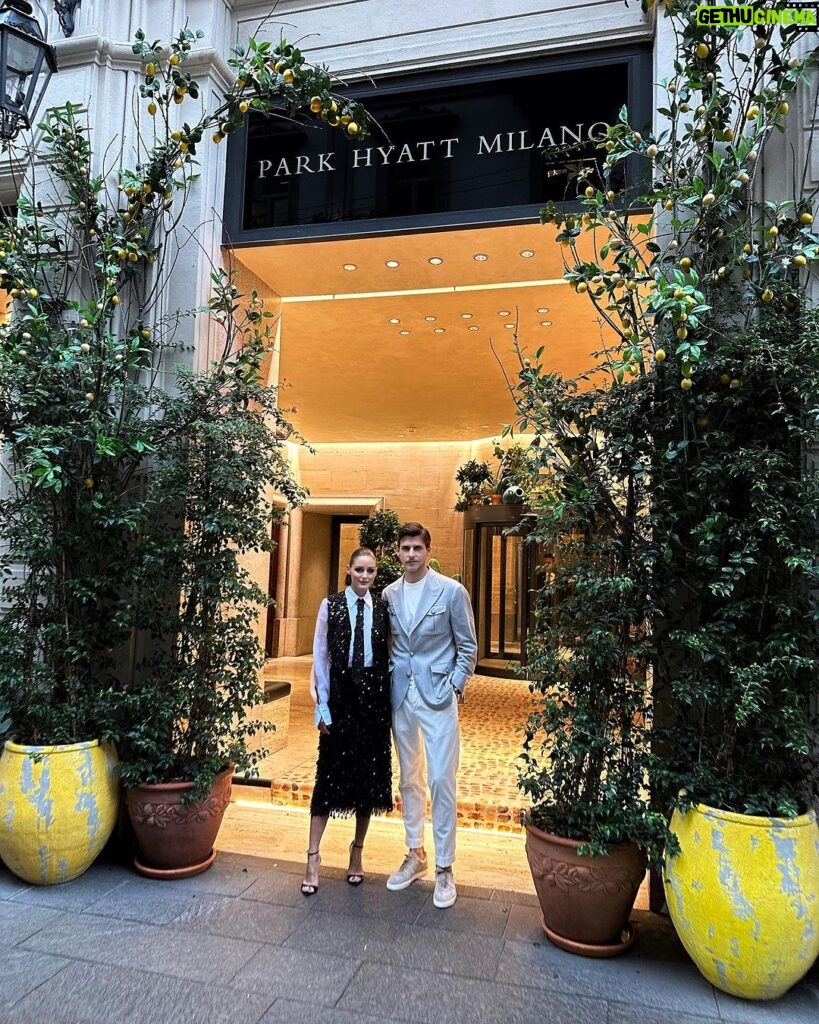 Olivia Palermo Instagram - Always sparkling at my home away from home @parkhyattmilano ✨💕 #ParkHyattMilano #TheHeartOfMilan #ParkHyatt Park Hyatt Milano