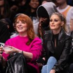 Olivia Palermo Instagram - Repped BK last night @brooklynnets 🏀⛹️ Thank you @mackage for the courtside seats!!! Barclays Center