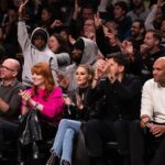 Olivia Palermo Instagram - Repped BK last night @brooklynnets 🏀⛹️ Thank you @mackage for the courtside seats!!! Barclays Center