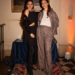 Olivia Palermo Instagram - Last night was such a blast! 💥 Thank you to the entire @scalperscompany official team for working down to the wire to bring our collaboration to life! And a huge super special thanks to my loved ones who came from all over to support - love you beyond words 🥰🫶💗 #ScalpersxOliviaPalermo is now available so get those carts ready and shop til you drop this holiday!!! 🛍️🛒 Madrid, Spain