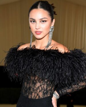Olivia Rodrigo Instagram - my first met gala!!!! what a dream come true! thank u @anthonyvaccarello and @ysl for the incredible night ❤️‍🔥❤️‍🔥❤️‍🔥❤️‍🔥