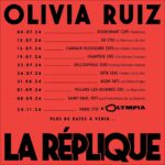 Olivia Ruiz Instagram - Quand je regarde cette liste de concerts à venir, je ne sais plus si je suis trooooop joyeuse, impatiente, flippée, excitée, en panique, au taquet, on fire…. Ou bel et bien tout ça à la fois… de savoir que nos retrouvailles approchent… 😅❤️‍🔥🥵🤗💗💝❤️‍🔥