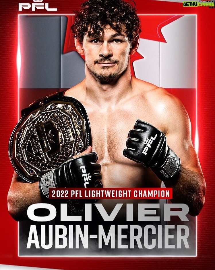 Olivier Aubin-Mercier Instagram - Get your official PFL digital collectibles from TNNS Limited packs still available from the 2023 Main Event Collection featuring PFL World Champ @oliaubin Get Yours Today! 👇 pfl.tnns.pro