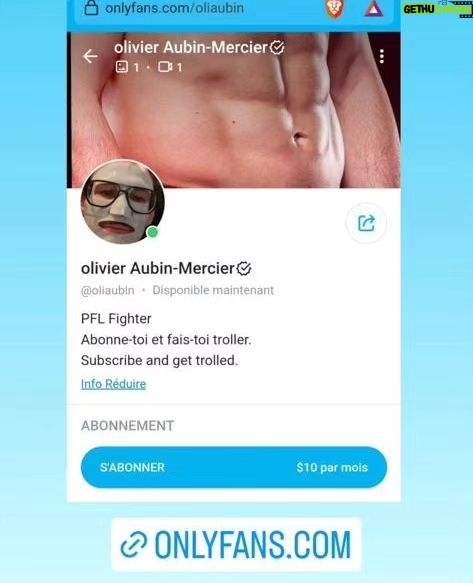Olivier Aubin-Mercier Instagram - Yo! Mes premières photos ONLYFANS sont en ligne. Va te gâter. / Hey there! My first OnlyFans photos are now online. Go treat yourself.