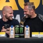 Ondřej Novotný Instagram - Mela na tiskovce a Palo dostal delo🤪🔥 Sotva clovek prileti, tak padaji facky🙈 Zajimava tiskovka a horka krev v nekterych duelech. Akipa vs Truscek a Dulatov vs Palailogos maji urcite jeste vetsi naboj nez doted✊ Kazdopadne “boyz are back in town” a muzeme se tesit na skvely turnaj s 5🇨🇿 zapasniky a 1 🇸🇰 Tesime se na Vas na oktagon.tv v 18:00 zitra🔥 @oktagonmma #oktagon53 #fightlifepokracuje
