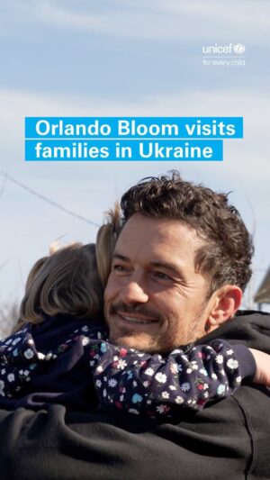 Orlando Bloom Instagram - Every child deserves love, safety and protection.

The war in Ukraine has torn families apart. On a recent visit, UNICEF Goodwill Ambassador Orlando Bloom witnessed the power of foster families, and how they provide stability for children whose lives have been turned upside down.
