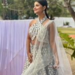 Pallavi Mukherjee Instagram - Mangeyan Tere Toh Rabba, Rabba Mainu Tu Mileya 🤍🤍 Styled by @yourstylistforever Outfit @mehrbypretty 📷 @marygitasree #wedding #lahenga #ootd #weddingdress #festivewear #traditionalwear #wednesdayvibes #loveislove #mood #instafashion