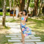 Pallavi Mukherjee Instagram - Time for sun, sand, fun 🏖☀️ @fairplay_india Wearing @angelcroshet_swimwear 💙 📷 @patu38 #thisisthelife #phuketthailand #grwm #fpexclusive #beachparty #fairplayindia #beach #summer #sun #sand #champagne #beachlife #waves #travel Phuket