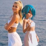 Pamela Reif Instagram - New workout video with @pamela_rf & @noonoouri 💜 a motivating Beginner routine - it’s fun, short & sweet! For abs, arms & legs 🍑You don’t need a lot of discipline for this one, time will flyyyy by! 🚀 When digital meets the analogue – no matter what: music & sports unite us. noonoouri is a virtual influencer and fashion icon. She collaborates with top brands and magazines like VOGUE China, Cosmopolitan India, Glamour Brazil or Trussardi. She also uses her reach to bring awareness to environmental issues, giving her a deeper meaning in the virtual influencer world :) Now, @noonoouri starts her music career - literally giving a voice to the voiceless. Her new single ‘Dominoes’ is out now, presented by @fivemusic_official, with @allefarben_official 🕺🏼 Let me know if you tried it! The workout is split by muscle groups, so we can 100% focus on the different areas. ▸ Muscles: arms, abs & legs ▸ Mood: fun, motivating, happy ▸ Level: beginner #pamelareif #noonoouri #workout #outnow