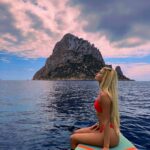 Pamela Reif Instagram - paddled to the third most magnetic point of the world ♥️🚣🏼 #itwasnotthatfar #umdieEcke Es Vedrà