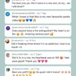 Pamela Reif Instagram - Heartbeat on FIRE 🔥 this gets my pulse to 190bpm 🥵 who has tried our new video? 🙃🙃 swipe to read some feedback!! 💦💦💦 I already had thisssss feeling when creating it.. #newfave 👀🥲 We have a mix of Techno, Drum’n’Bass, House & Pop - a very intense & motivating combo for a Cardio HIIT workout! Which song is your fave? 🕺🏼 PS: wearing my new Pam x Puma collection, launching THIS Friday 🎽 #pamelareif #motivation #cardio #hiit #techno #house #workout New Video