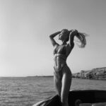Pamela Reif Instagram - summer 🩵💛🩵💛 Ibiza, Spain