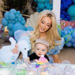 Paris Hilton Instagram - Sliving under the sea with Baby P for his first birthday! 🥹🎈🧜🏻‍♀️🐠🐳✨ A magical day for the most magical smiley boy. My life is forever changed thanks to you Phoenix! 💙 Thank you for making me the luckiest #SlivingMom 🥰✨ Beverly Hills, California