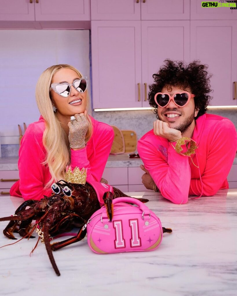 Paris Hilton Instagram - Can’t wait to share what @ItsBennyBlanco and I cooked up for #ValentinesDay with my #BeAnIcon cookware collection! 👩🏼‍🍳🦞🔥Full video dropping soon. 👀✨ Beverly Hills, California