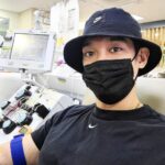 Park Jae-min Instagram - # 혈액이 많이 모자르다고 합니다. 누군가에게는 목숨을 걸어서라도 필요한 우리의 피. 생명을 구하는 일에 오늘도 함께 합니다. #헌혈 #blooddonation 131번째