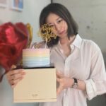 Park Ji-yeon Instagram - 감사합니다🙏🎂🎉 Thank u everyone for your sweet birthday wishes 🥰 i was wonderful day❤️