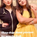 Parvati Sehgal Instagram - Hume nhi pata hai humse mat pucho na 🤦🏻‍♀️ . #instareels #bannichowhomedelivery #yuvaan #manini #charmi #starplus #reels #reellife #tv Film City