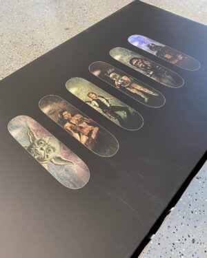 Pat Duffy Instagram - @colinmckay was nice enough to hang on to my @planbofficial #starwars series includes 6 boards all signed . , i also have a set of star wars graphic prints to throw in. This set is for sale DM me if interested
