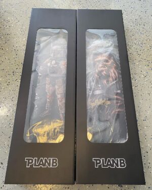 Pat Duffy Instagram - @colinmckay was nice enough to hang on to my @planbofficial #starwars series includes 6 boards all signed . , i also have a set of star wars graphic prints to throw in. This set is for sale DM me if interested