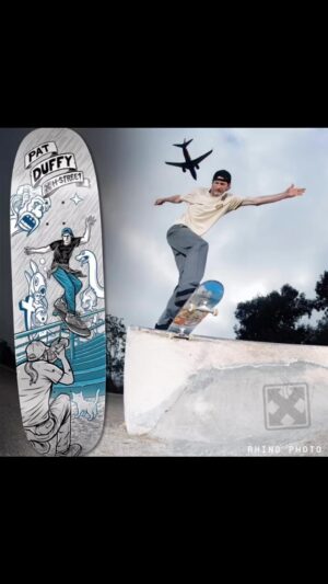Pat Duffy Instagram - These @hstreetskateboards guest boards are in!! Epic art by @timbaronart  there’s a lil contest going on @hstreetskateboards account to win both boards head over to chercker out.. rooftop 3flip filmed by @thisguysthelimit for @planbofficial true 2013ish
Much love my friends happy Easter 🐣🐰 ⚡️⚡️⚡️ 📸 @rhino SDeeeeeee
