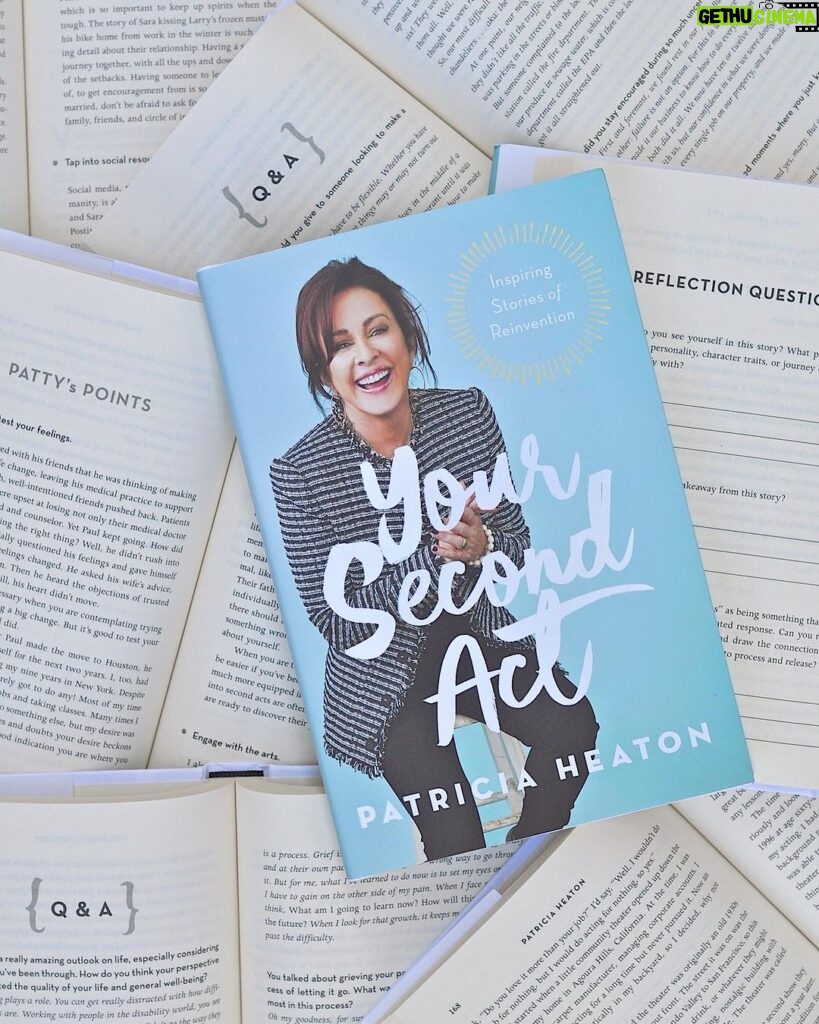 Patricia Heaton Instagram - Happy 3 year anniversary to YOUR SECOND ACT! I am so proud of this book and continue to be in awe and inspired by all of your amazing stories. #YourSecondAct - Inspiring Stories of Reinvention: bit.ly/yoursecondact . . .  #YourSecondAct #bookstagram #booksofinstagram #bookclub #igbooks #bookrecommendations #igreads #christianbooks #booklover #hopewriters #bookaholic #authorsofinstagram #currentlyreading #dailyinspiration #purpose #gratitudequotes #dailyquotesforinspiration #intentionallife #upliftingquotes #selfgrowthjourney