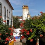 Patricia Heaton Instagram – On the way back to Lisbon from Nazaré we stopped in Óbidos, one of the most beautifully preserved villages I’ve ever visited. Beautiful cobbled streets lined with historic buildings drenched in flowers. Obidos Portugal