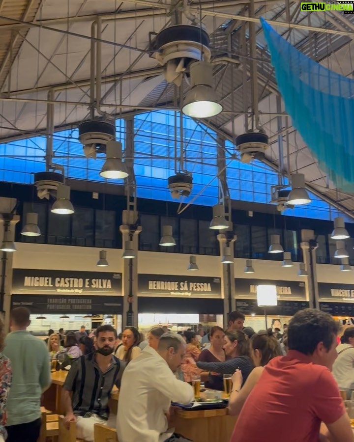 Patricia Heaton Instagram - Portugal post 2! The Time Out Market makes sampling the local food super easy and the lively atmosphere and communal tables are so much fun! I loved the energy and vibrancy of Lisbon! Even the graffiti was wonderful! #lisbon #portugal @timeoutmarketlisboa Lisbon, Portugal