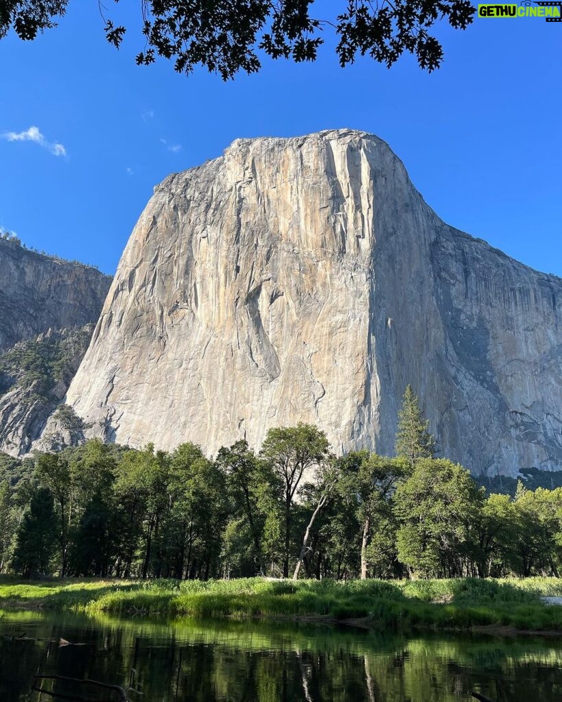 Patrick Fabian Instagram - Nothing better than swimming in the Merced River under the shadow of Yosemite Falls in the Stunning Yosemite Valley, CA. (Attn @bonnietsui8 #WhyWeSwim 🏊‍♀️) 💙🙏 #nature #humbled #grateful #hiking #camping #elcapitan #yosemitefalls #nevadafalls #vernallfalls