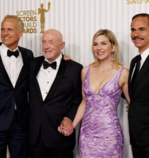 Patrick Fabian Instagram - #ShowbizFun with my @BetterCallSaul Besties…
@sagawards 2023……love these people and love this #Union.

@sagaftrafound 
@amc_tv @sptv 
@rheaseehorn  @therealbobodenkirk @daltonyco #JonathanBanks