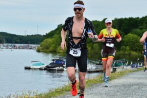 Paul Felder Instagram - photos from this past Saturdays Pocono triathlon festival. This was a very challenging course. 3,500 feet on the bike, and a run course that absolutely tested the legs for all 13.1 miles. I really wanted to test my fitness on this bike course (mission accomplished) 4th best bike on the day 1st in age. I gotta say thank you to @richardmelik @gozwift and @befittingbicycles for making sure I’m as comfy and fast as possible. I set a goal to win my age group at a smaller race and we did it. However I think I’m more proud of 5th overall. I was actually out there racing at the front. I could see the lead 3 guys the entire run. My goals are now set on podium (in my ag) at a much bigger show! @coachtilburs we got work to do 👊🏻 @professionaltriathletesorg one down 🏃. #triathlon #pto #ironlung #painface #mma