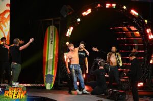 Paul Gruber Instagram - #AEWDynamite Beach Break 2K22. More action to come tonight on #AEWRampage!