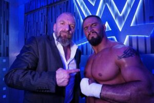 Paul Michael Lévesque Instagram - Unlimited potential, an already impressive resume… and he’s got that dog in him.

Welcome to #SmackDown, @bronbreakkerwwe! This is a big one.