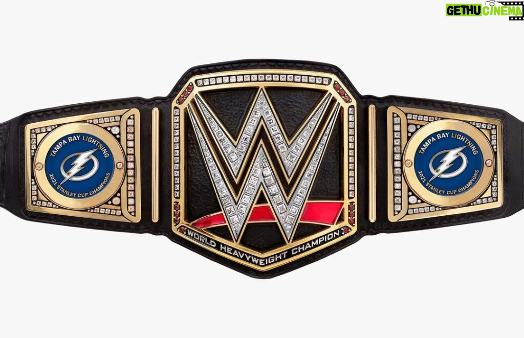 Paul Michael Lévesque Instagram - New year, same result. Congrats to @nikitakucherov86, Andrei Vasilevskiy, the entire @tblightning organization and the city of Tampa Bay on a dominating performance in the #StanleyCup finals. Time to make room for another custom @WWE Championship! #GoBolts
