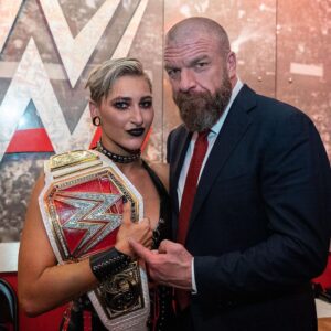Paul Michael Lévesque Instagram - It’s been said that @rhearipley_wwe is the “future.” But #WrestleMania proved she is the HERE AND NOW!!!! Congratulations to the NEW #WWERaw Women’s Champion!!