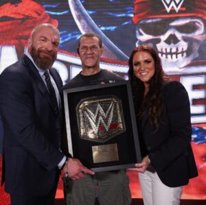 Paul Michael Lévesque Instagram - What better way to welcome back the @WWE Universe at #WrestleMania than naming Vladimir our first ever officially-certified superfan!!!! #WrestleMania