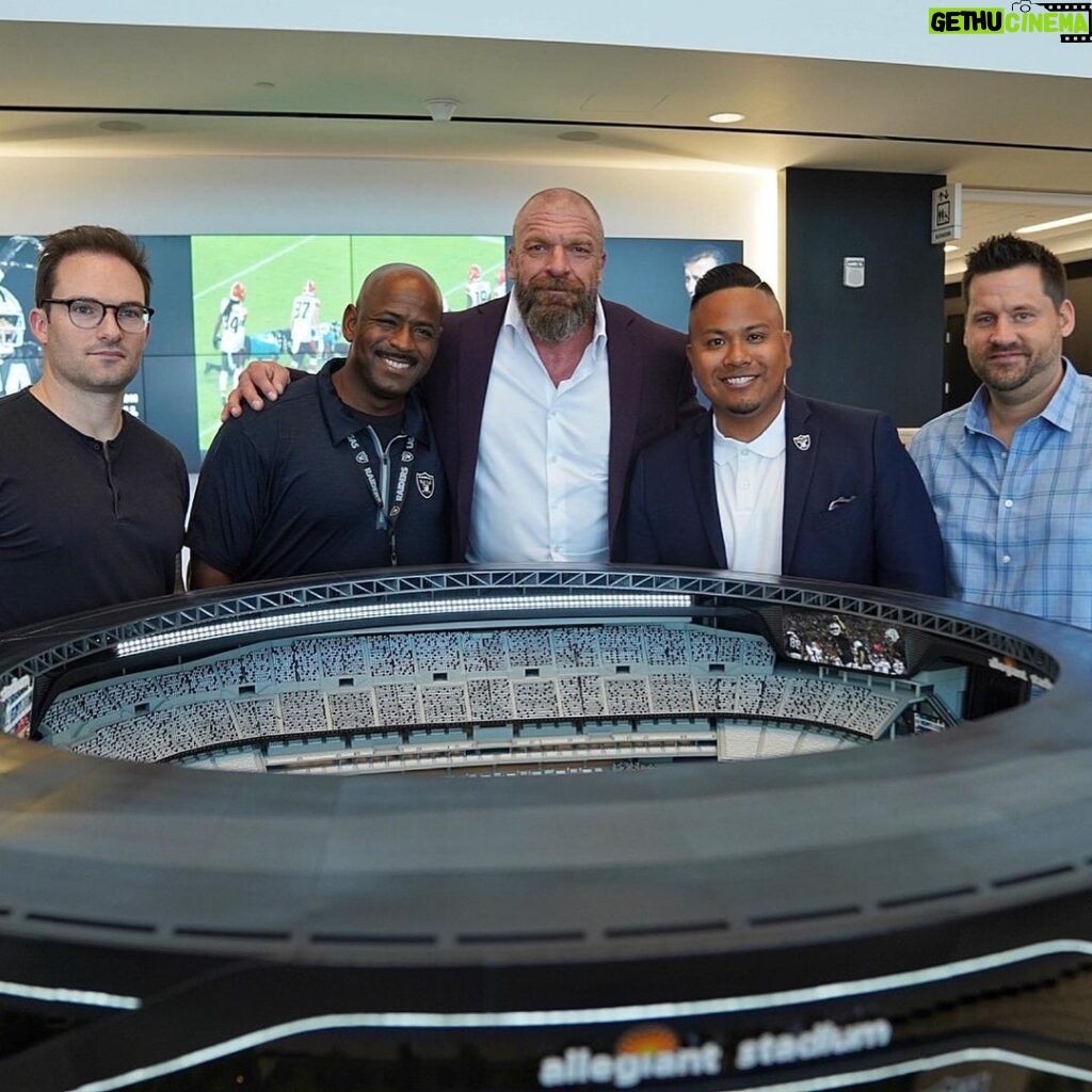 Paul Michael Lévesque Instagram - Thank you to the @raiders for the tour of the incredible facility. Inspiring example of a world class training center.