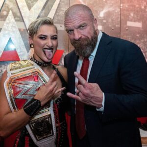 Paul Michael Lévesque Instagram - It’s been said that @rhearipley_wwe is the “future.” But #WrestleMania proved she is the HERE AND NOW!!!! Congratulations to the NEW #WWERaw Women’s Champion!!