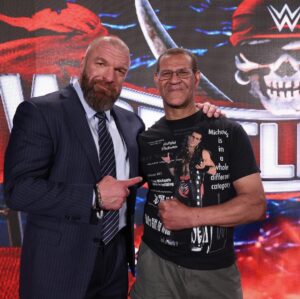 Paul Michael Lévesque Instagram - What better way to welcome back the @WWE Universe at #WrestleMania than naming Vladimir our first ever officially-certified superfan!!!! #WrestleMania