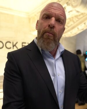 Paul Michael Lévesque Instagram - A monumental day at @nyse with @therock and @tkogrp. There’s so much to be excited about, and even more to look forward to. The game has officially been changed.