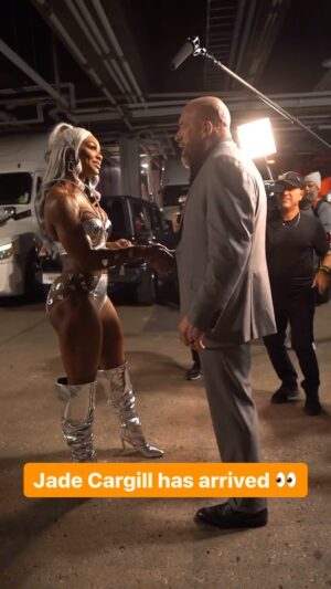 Paul Michael Lévesque Instagram - @jadecargill 🤝 @tripleh  #WWEFastlane