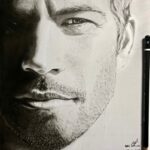 Paul Walker Instagram - Charcoal + graphite by Mark Gentiles. ✏️ Absolutely amazing! #FanArtFriday #TeamPW