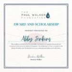 Paul Walker Instagram - “We are proud and excited to announce Abby Jenkins as the 2022 @PaulWalkerFdn Award and Scholarship recipient. This scholarship is in recognition of Abby's hard work and exceptional dedication to our mission of doing good. Welcome to the PWF Family, @abbycjenkins 💙” - @MeadowWalker Congrats to Abby! #DoGood #TeamPW