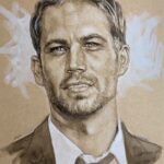 Paul Walker Instagram – We love seeing the hard work, precision, and craft that goes behind making such amazing art like this portrait of Paul. Thank you to @marclehmannart for sharing your #bts process! 

#FanArtFriday #TeamPW