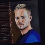 Paul Walker Instagram - Look at those eyes! 👀 We are loving this pencil/acrylic paint combination. ✏️🎨: @artstruck__ #FanArtFriday #TeamPW